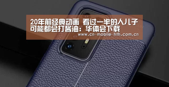 20年前经典动画 看过一半的人儿子可能都会打酱油：华体会下载(图2)